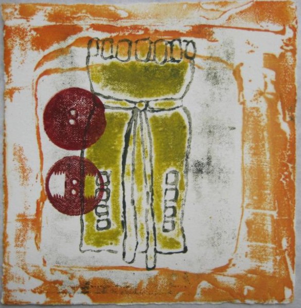 m7t6 6"x6". collagraph print on paper. $40