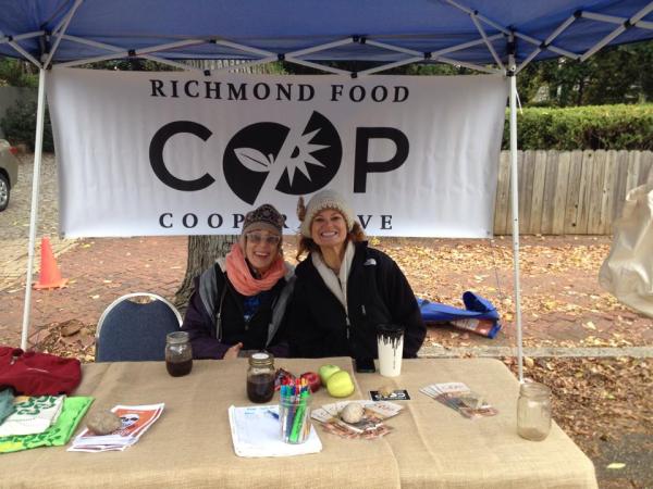 Tabling and sidewalk chalking in frozen rain at Fire Flour Fork with Anna, Nic, Michele, Brandon, and their boys. 